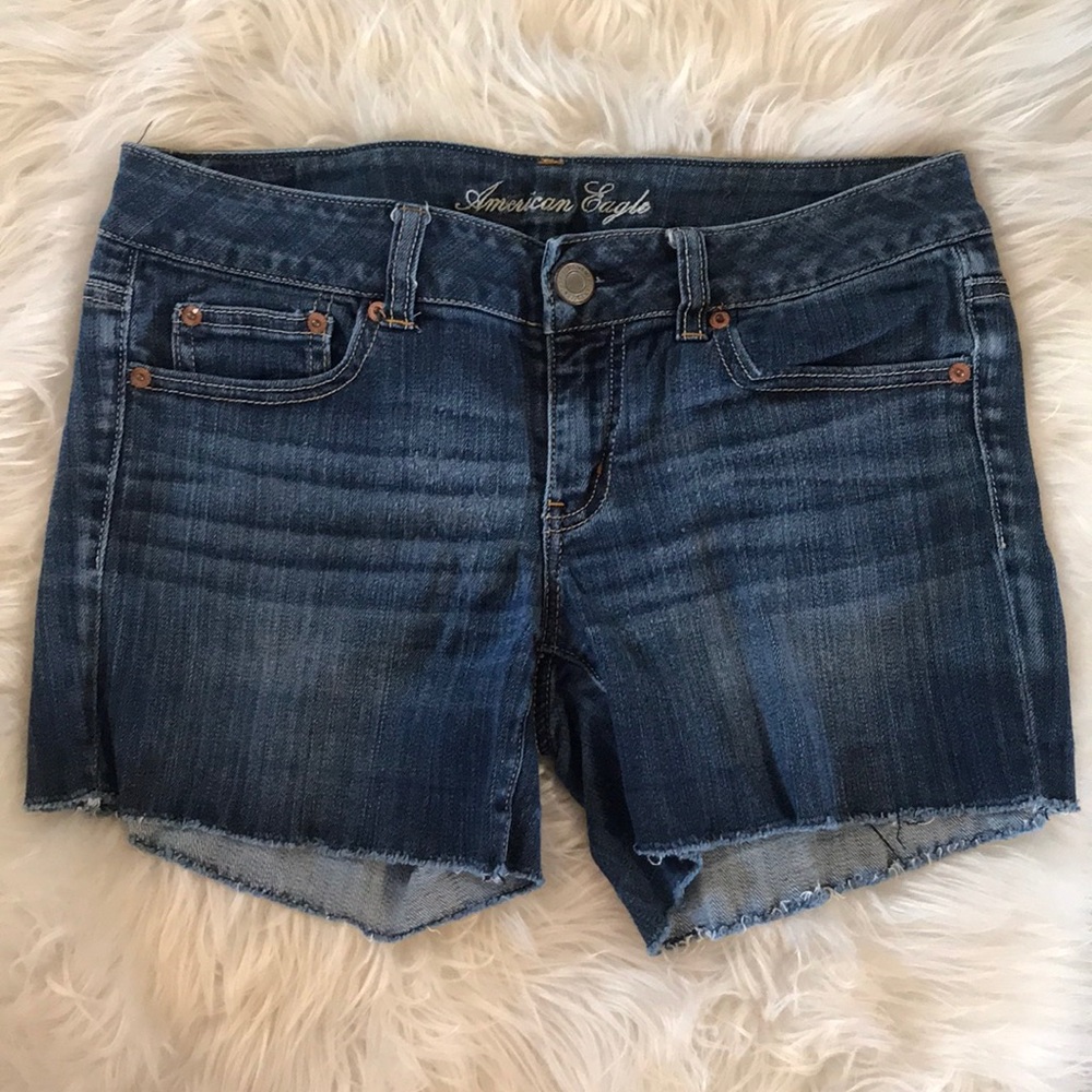 American Eagle Stretch Midi Jean Short